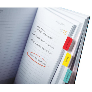 POST-IT Index Strong 25,4x38mm 686-RYB 3-farbig/3x22 Tabs