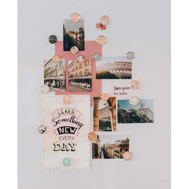 I AM CREATIVE Magnet Happy Let`s Organize 4035.54 Glas, 2.5x1cm 6 Stück