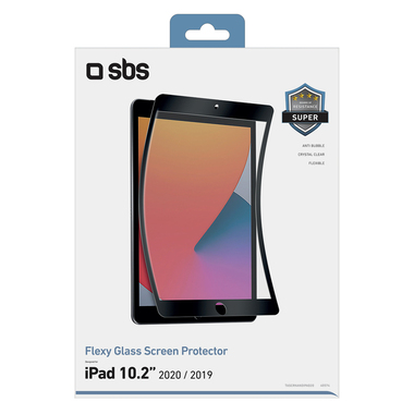 Protecteur d'écran complet en verre flexible pour iPad 10.2" 2020