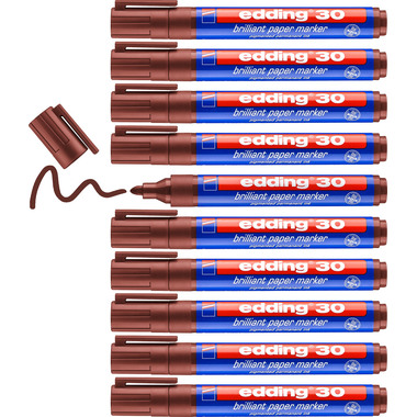 EDDING Permanent Marker 30 1,5-3mm 30-7 marrone