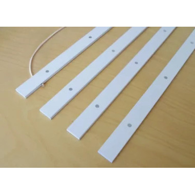 DEBEX Posterleisten 71x2cm LWMG 71 weiss, magnetisch