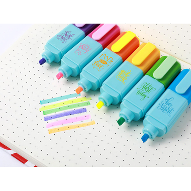 I-TOTAL Surligneur Set ass. XL2306 assorté 6 pièces