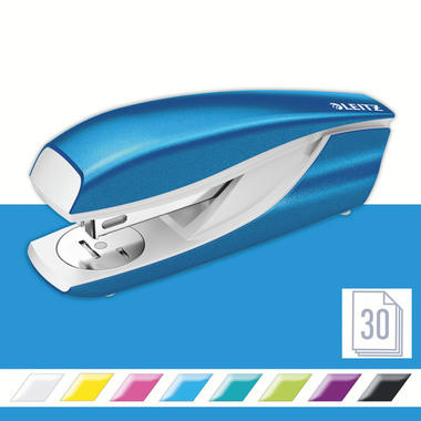 LEITZ Bucatrice/Cucitrice WOW 5095 5095-10-36 blu, Bundle 30 fogli