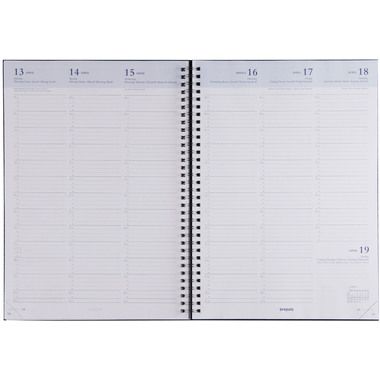 BREPOLS Agenda Omega 30 Kazar 2027 0.030.0685 1S/2P noir 21x29cm