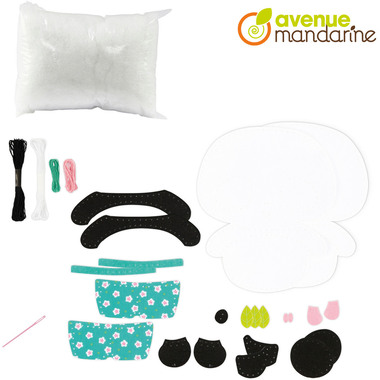 MANDARINE Kit de bricolage KC110C Little Couz'In, Panda