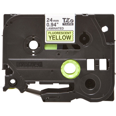 PTOUCH Nastro, lam.,fluor.nero/giallo TZe-C51 PT-540 24 mm