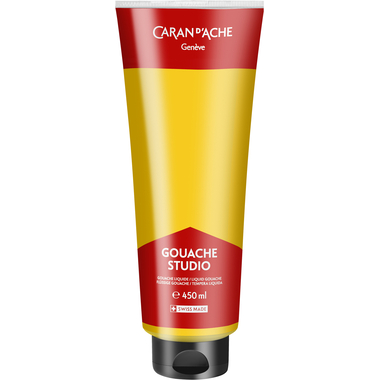 CARAN D'ACHE Deckfarbe Gouache 450ml 2343.240 gelb, Studio