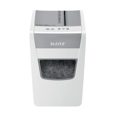 LEITZ Aktenvernichter IQ Slim Office 8098-00-00 P4 12 Blatt sehr leise