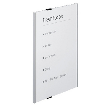 DURABLE Plaque de porte Info Sign A3 480823 argent, aluminium 297x420mm