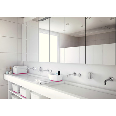 LEITZ MyBox Klein, mit Deckel 5lt 52291023 weiss/pink