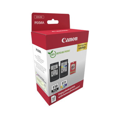 CANON Photo Value Pack BKCMY PGCL510/1 Pixma iP2700 GP-501 50Bl.