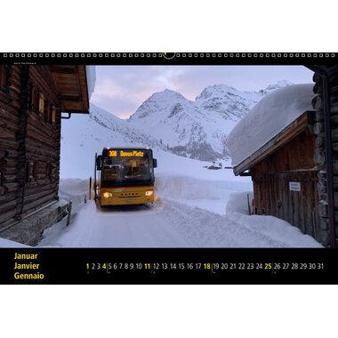 PostAuto-Kalender 2026 von Calendaria