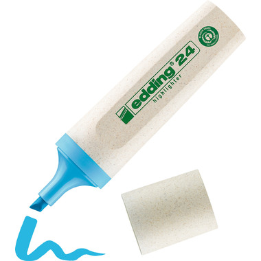 EDDING Textmarker 24 EcoLine 2-5mm 24-10 bleu claire