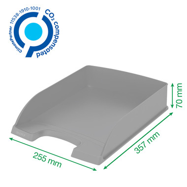 LEITZ Corbeille Courrier Recycle A4 5227-50-30 bleu CO2 neutre