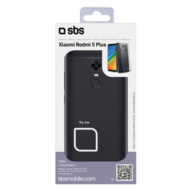 Coque en TPU transparent pour Xiaomi Redmi 5 Plus