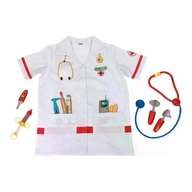 Klein-Toys Médecin Blouse de médecin avec accessoires