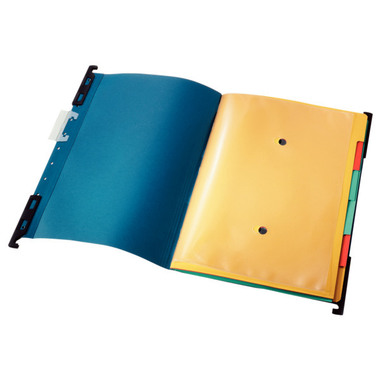 LEITZ Register-Hängemappe Divide A4 18900035 blau 32.2x24.6cm 6 Fächer