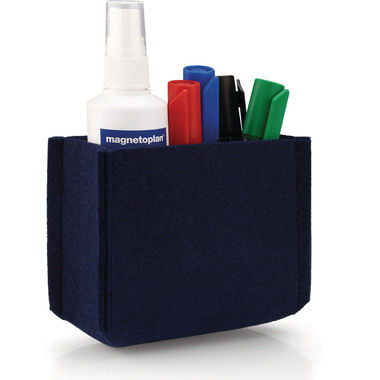 MAGNETOPLAN Portapenne magnetoTray M 1227714 blu, feltro riciclato