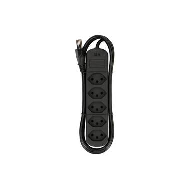 Max Hauri power strip Basic-Line 5x T13 Black, 1.5 meters