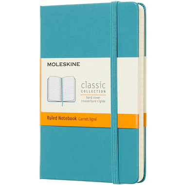 MOLESKINE Carnet P/A6 715246 ligné,HC,Riff bleu