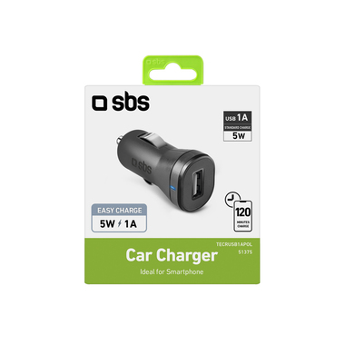 Mini car charger with USB port