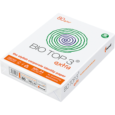 BIO TOP 3 Kopierpapier A4 88008658 80g, weiss 500 Blatt