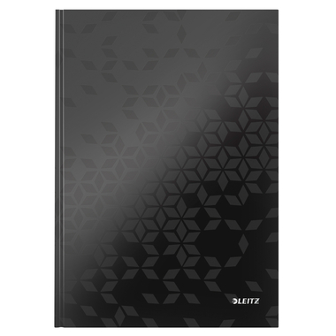 LEITZ Notizbuch WOW A4 4626-10-95 kariert, 90g schwarz