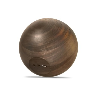 Gingko Réveil numérique Tumbler Click Clock Brun