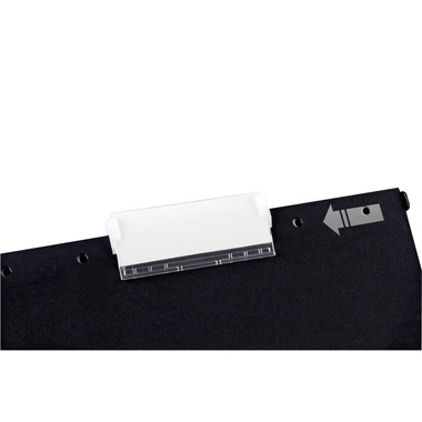 LEITZ Kunststoff-Reiter 60x35mm 61260003 transparent 5 Stück