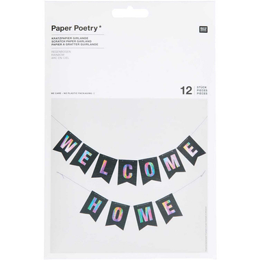 RICO DESIGN Girlande Kratzpapier 500048
