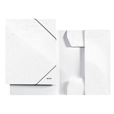 LEITZ Cartellina con elastico WOW A4 3982-00-01 bianco