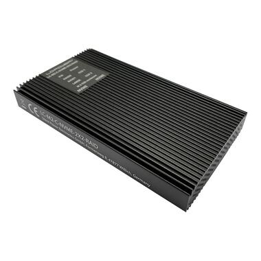 LC-Power Boîtier externe LC-M2-C-NVME-2X2-RAID M2/U.2 SSD