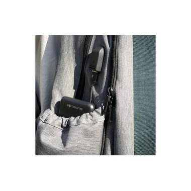 SunSlice Zenith – Solar Backpack – Grau 8 W