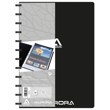 ADOC Cart. ad anelli L-Bind-Ex A4 5825.700 nero 20 sacchi