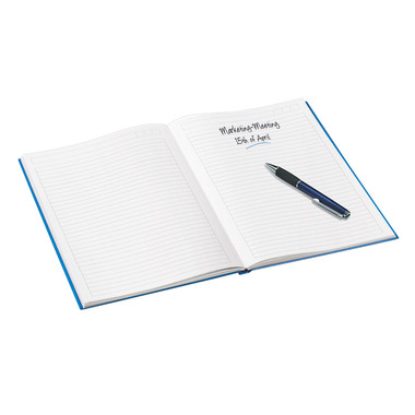 LEITZ Notizbuch WOW A5 46271036 liniert, 90g blau