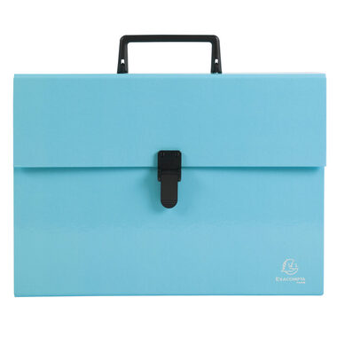 EXACOMPTA Fächermappe Aquarel A4 56762E pastellblau 18-teilig