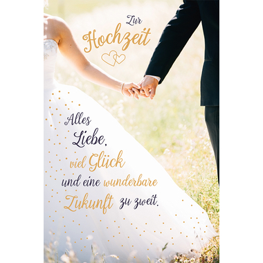 ABC Carte de mariage B6 51592 Mariés