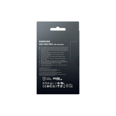 Samsung SSD 9100 PRO Heatsink M.2 2280 NVMe 4000 GB