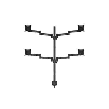 Multibrackets Desk Mount Officeline Quad up to 8 kg – Black