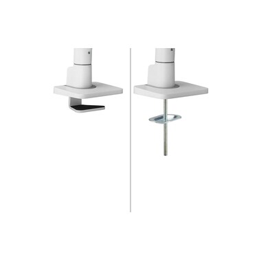 NEOMOUNTS Pied de table DS75S-950 WH2 jusqu’à 16 kg – Blanc