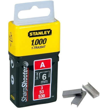 BOSTITCH Agrafes Type A 6mm 1-TRA204T 1000 pièces