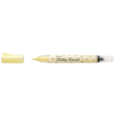PENTEL Crayon pinceau Milky Brush XGFH-PGX jaune pastel
