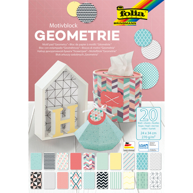 FOLIA Bloc àmotifs 48449 géométrie