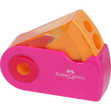 FABER-CASTELL Doppelspitzer 182704 Sleeve Trend ass. div. Farben