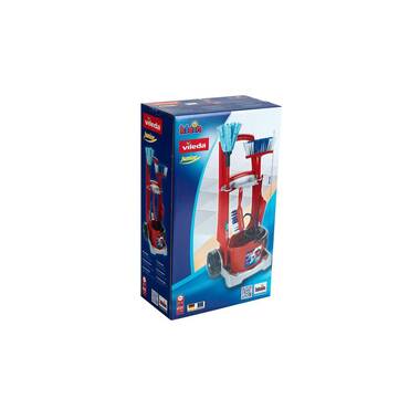 Klein-Toys Giocattolo di pulizia Vileda Carrello per scope