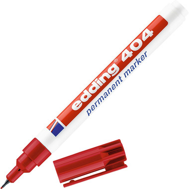 EDDING Marqueur permanent 404 404-2 rouge