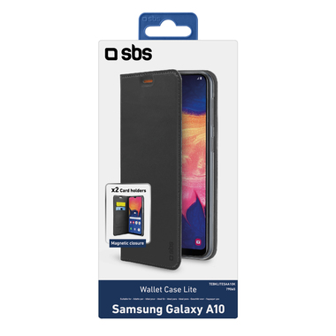 Book-style case with card holder pockets for Samsung Galaxy A10