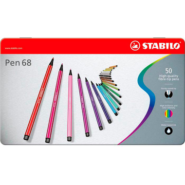STABILO Penna fibra Pen 68 1mm 6850-6 50 pz., astuccio