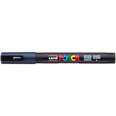 UNI-BALL Posca Marker 0.9-1.3mm PC-3M Navy Blue blu
