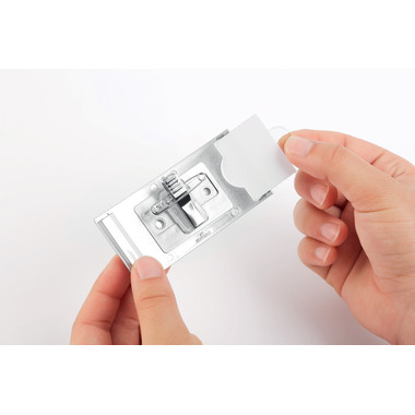 DURABLE Targhetta CLASSIC 74x34mm 854323 10 pz. Combi con clip